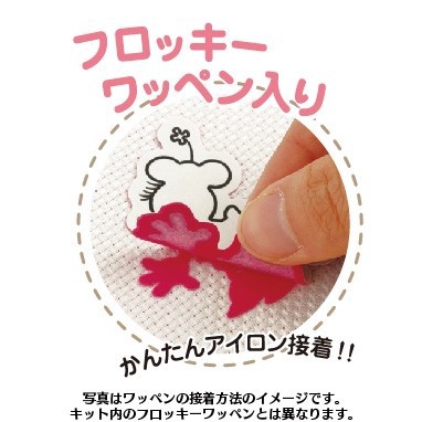 ▲フロッキーワッペン